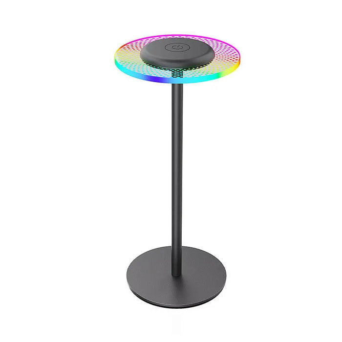 Lampe de table sans fil à changement de couleur RGB - Contrôle tactile, lumière de bureau dimmable DIY - Parfaite pour le dîner, la terrasse, les chambres
