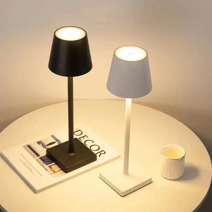 LED Stalo Lempa - Usb Įkraunama, Atspari Vandeniui, Belaidė Jutiklinė Lempa Barui, Restoranui, Viešbučio Miegamajam - Ideali Stalo Atmosferos Apšvietimo Sprendimas Viešbučių Pramonei